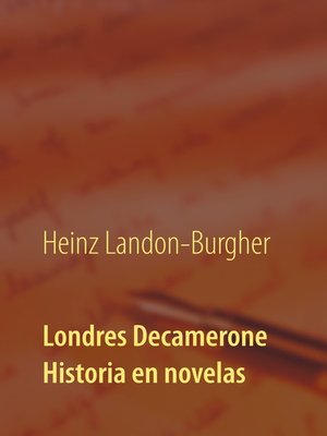 cover image of Londres Decamerone
